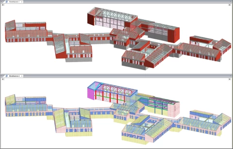 Riduzione rischio sismico edificio scolastico - Progetto